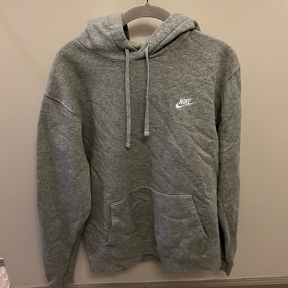 Nike Mens Grey Hoodie Large